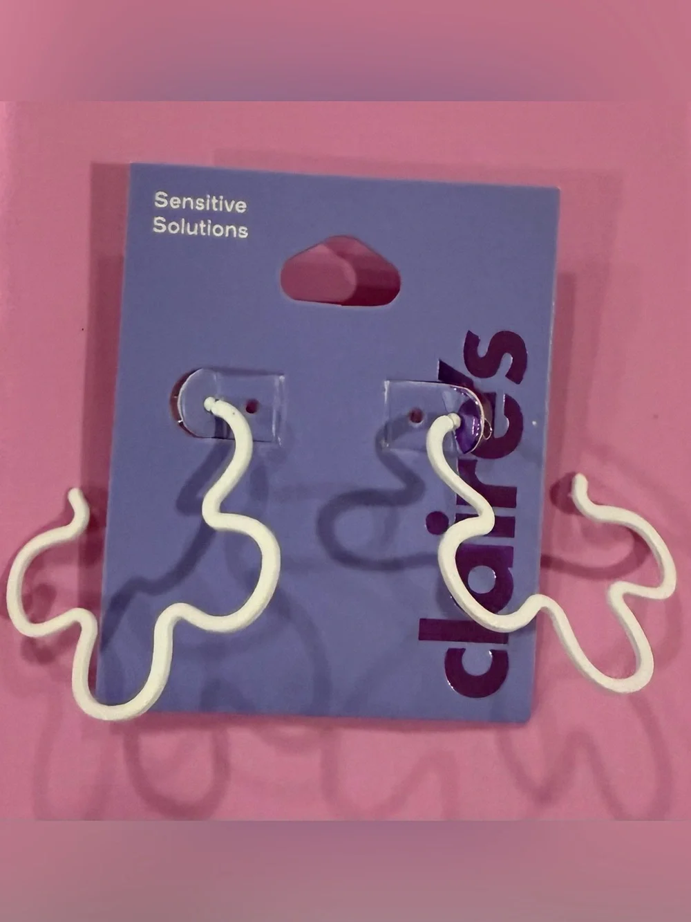 Claire’s Sensitive Solutions 5 Pair Earring Lot NWT Cat Heart Flower Leaf